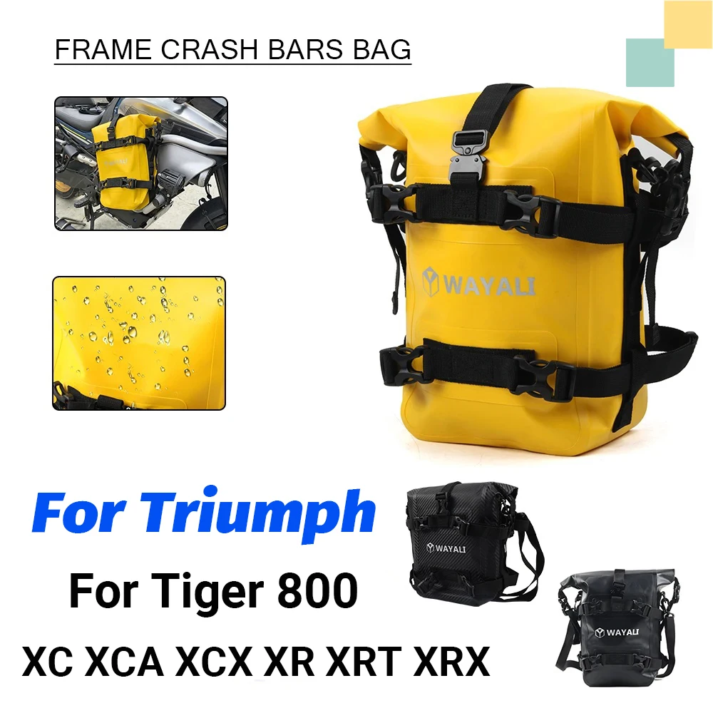 

Для Triumph Tiger 800 Tiger800 XC XCa XCx XR XRt XRx 2010 аксессуары для мотоциклов рама аварийный брусок сумка водонепроницаемый инструмент для ремонта
