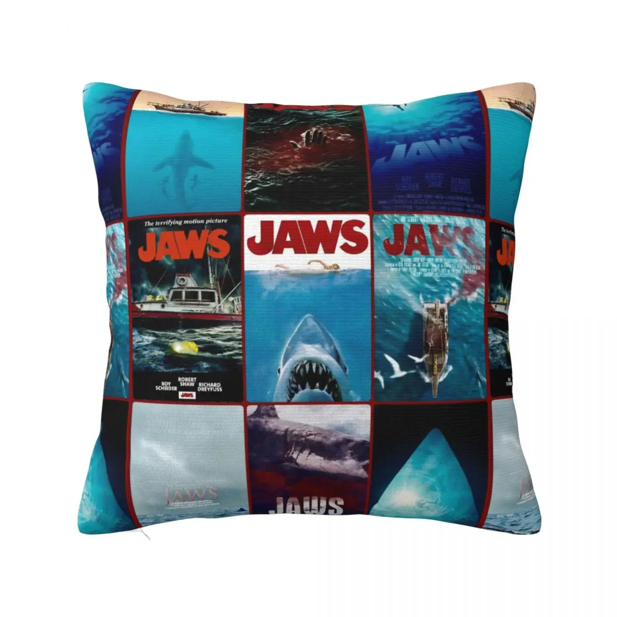 Jaws Film Pillowcase Soft Polyester Cushion Cover Gift Pillow Case Cover Home Dropshipping 40X40cm