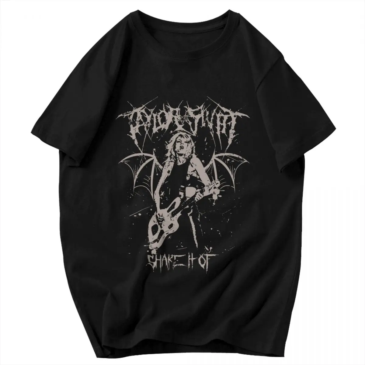 Taylor Heavy Metal Swift T Shirts Y2K Anime Tshirts For Men Women Tees Clothing