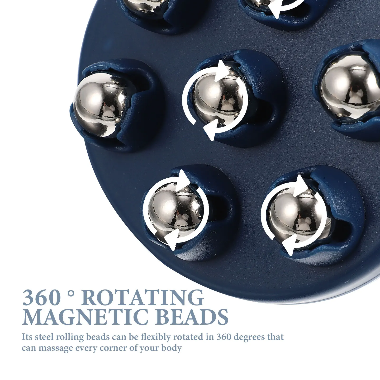 

Massage Roller Handheld Waist Rollers Reusable Acupoint Scalp Body Care Blood Circulation Health Fatigue Aches Pains Relief