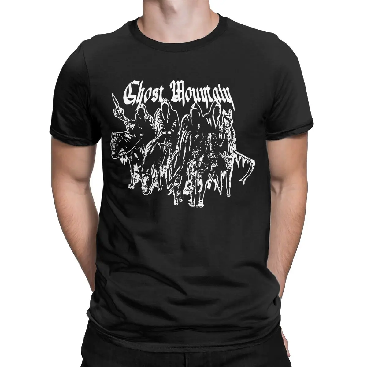 Summer Haunted Mound Sematary Ghost Mountain Men Women T Shirts Merch Awesome Tees T-Shirts Cotton New Arrival Clothes