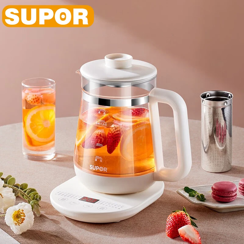 

SUPOR Electric Kettle Smart 1.5L Health Pot 220V Household Appliances Stainless Steel Water Boiler Scented Tea Stew SW-15YJ11