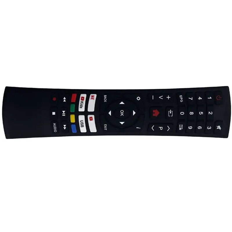 B76B RCKGNTVV003 Remote Control Replacement for Kogan TV KALED24EH7500SVA, Full Function TV Remote, Black