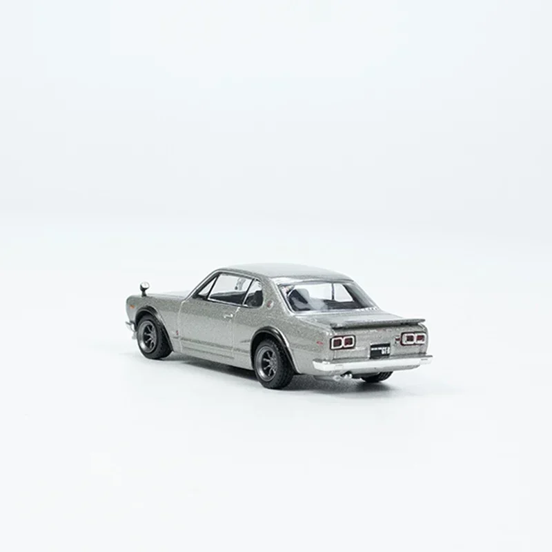 Tarmac Works 1/64 modelauto Skyline 2000 GTR gelegeerde voertuigcollectie - zilver