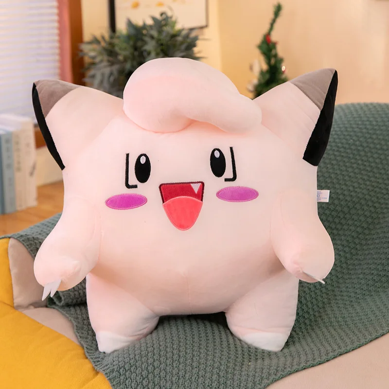 

Pokemon Clefairy Plushie Toy Kawaii Animal Plush Big Doll 40/80cm Pokémon Soft Plush Stuffed Pillow Christmas Gift for Children