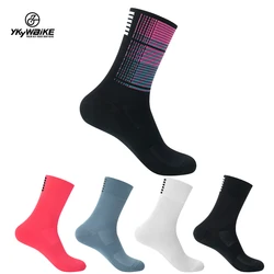 YKYWBIKE Sports Racing Cycling Socks Professional Brand Sport Socks Breathable Road Bicycle Socks Men and Women Outdoor 9 color