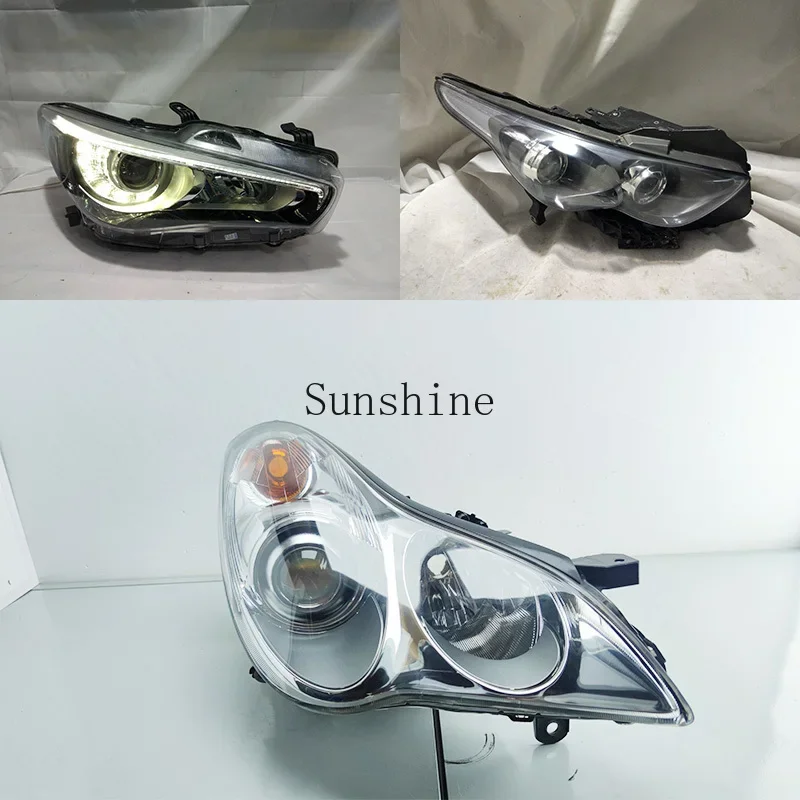 Suitable for FX35 EX25 Q50L headlight assembly LED daytime driving under xenon low beam accessories genuine