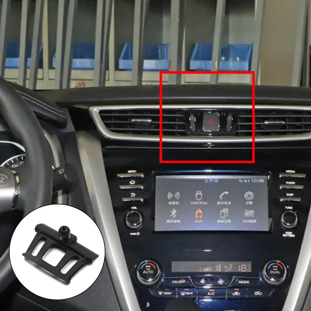 Suporte de telefone para carro, suporte dedicado com base fixa para Nissan Tiida X-Trail Sylphy Murano Bluebird Patrol Teana Qashqa