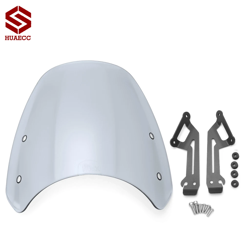 Motorcycle Windshield Wind Deflector Windscreen for Ducati Scrambler 2015-2019 2018 2017 2016