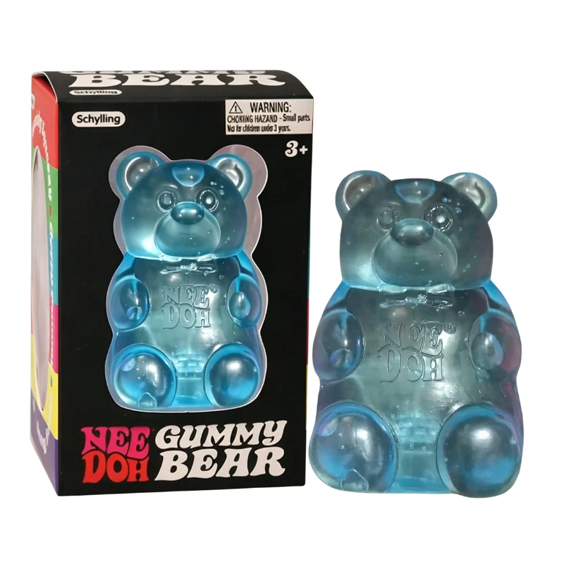 Schylling NeeDoh Nice Cube Sensorisches Quetschspielzeug mit Superfestem Squish zur Stresslinderung und Angstabbau Sensorisches Hilfsmittel Stressabbau-Spielzeug
