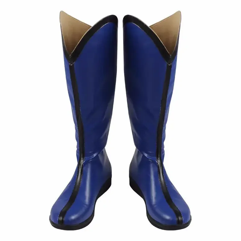 Deadpool 3 X-Men Wolverine Cosplay Shoes Boots Leather Customized Men Blue Shoes