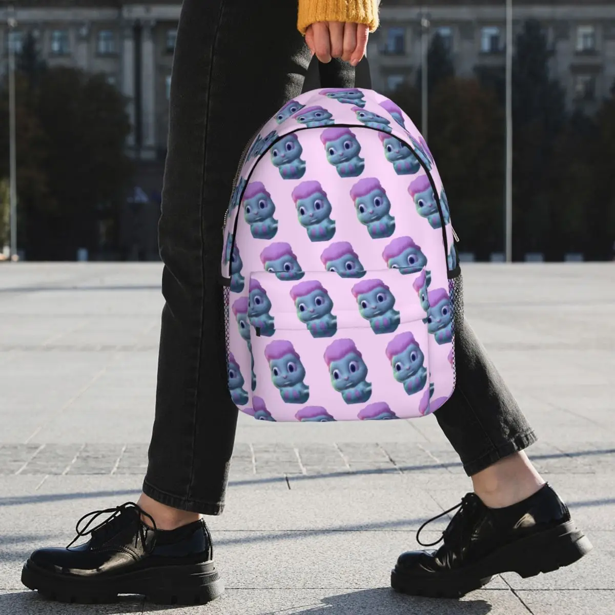 Zaino Bibble Concerned Studente Ragazzi Ragazze BookBag Borsa da scuola per bambini Borse a tracolla per laptop per uomo Donna