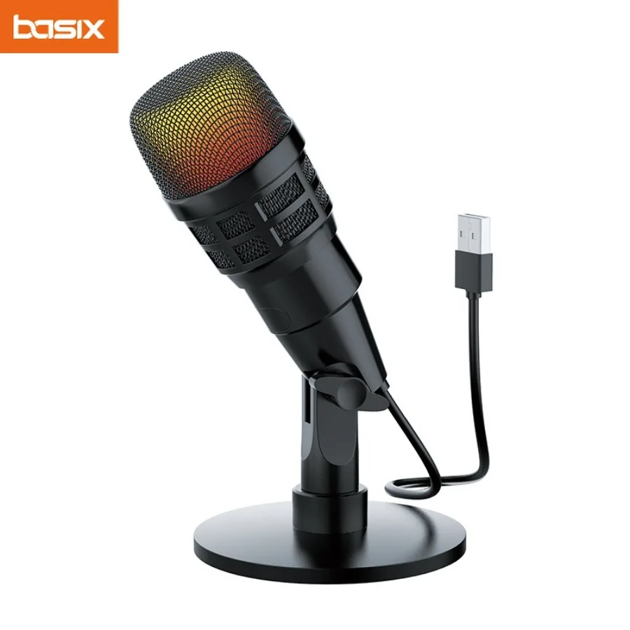USB Computer Microphone for PC Mac Notebook - Noise Cancelling Condenser Mic for Live Streaming Karaoke And Gaming