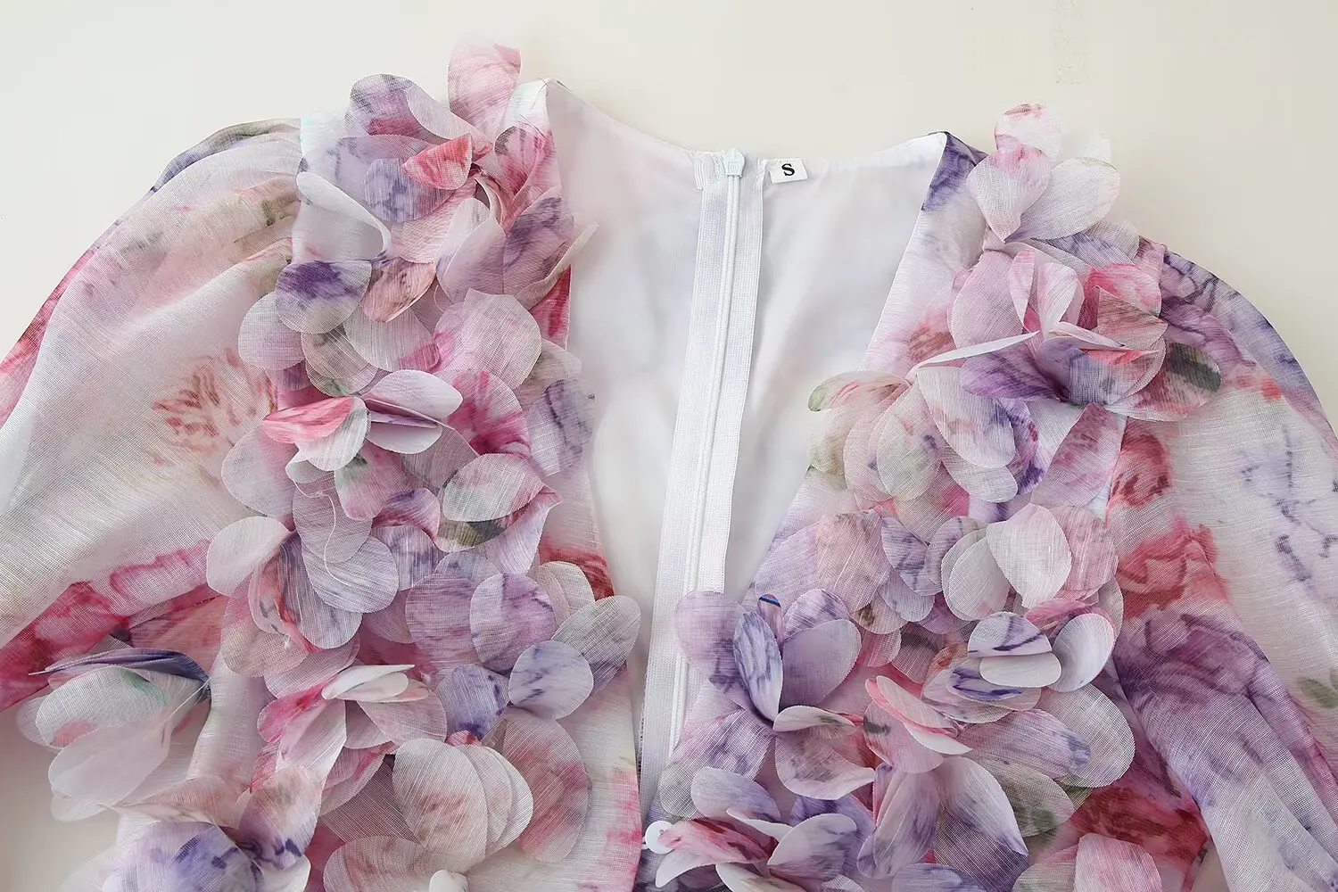 2025 floral impresso verão vestidos femininos manga puff com decote em v em camadas vestidos doce moda 2025 feminino mini vestidos