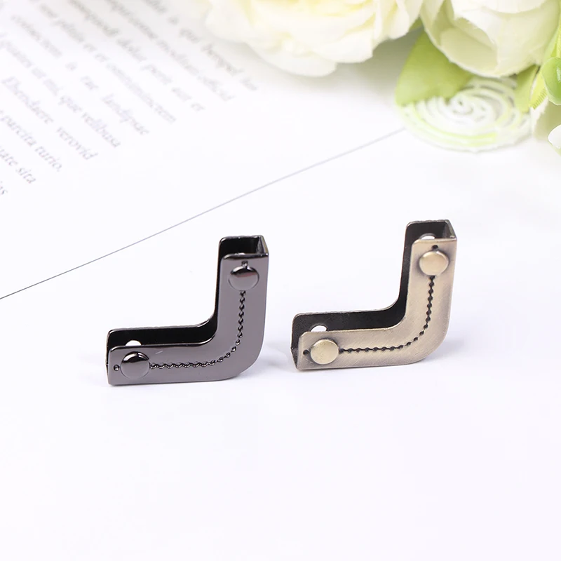 1PCS Metal Bag Corner Corners Decor End Clip Edge Banding Bag Accessories Leather Decorative Corner Banding Decorative Strips