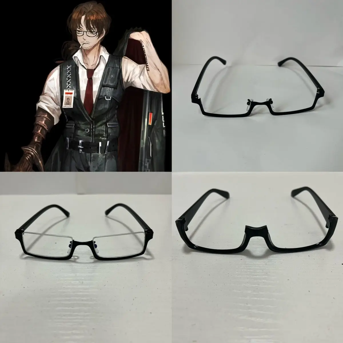 LIMBUS COMPANY Gregor Cosplay Eyewear Eyeglasses Anime Eye Glasses Halloween Cosplay Costume Accessory