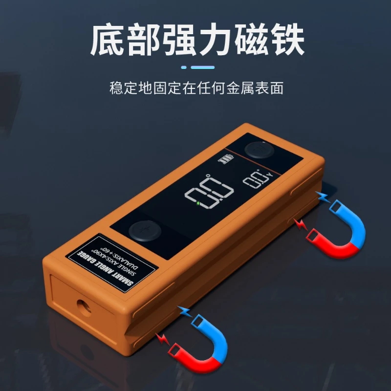 High-precision Measurement Digital Display Inclinometer,single-side Laser Line Projection Angle Meter Inclinometer