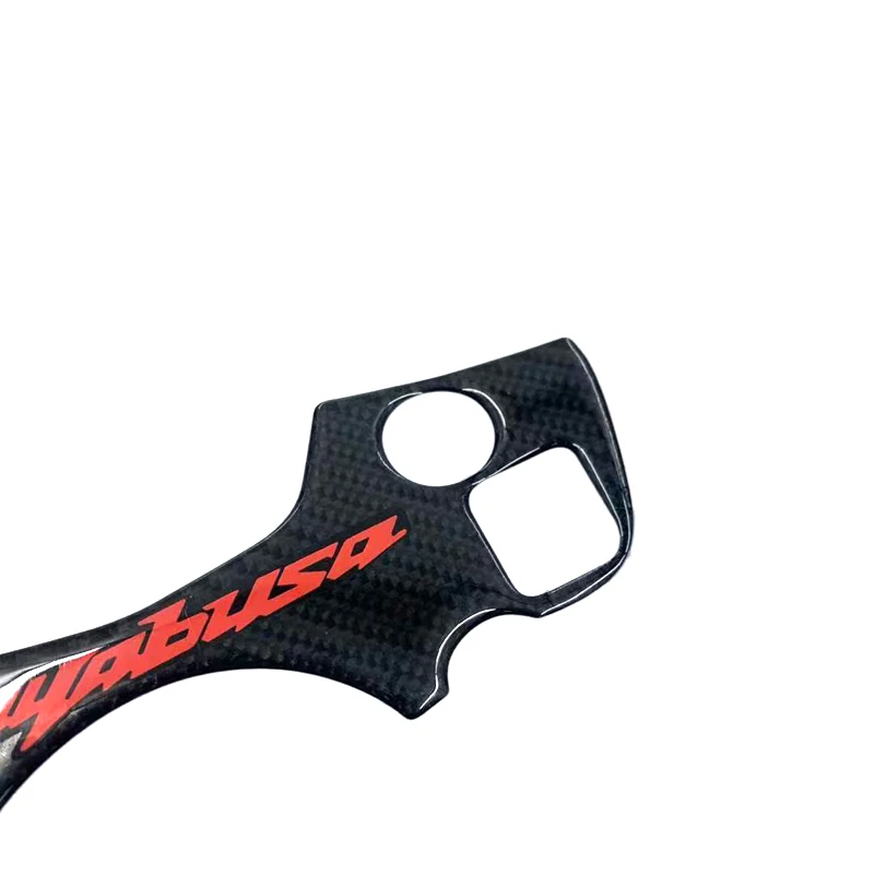 لسوزوكي هايابوسا GSX1300R K8 K9 K10 L1 L2 ملصق خزان الوقود وسادة غطاء تغليف الغاز الثلاثي شجرة علوي المشبك مائي ألياف الكربون