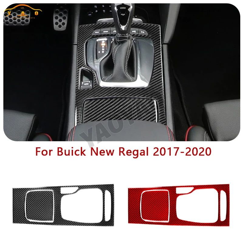 

Carbon Fiber For Buick Regal 2017-2020 Central Control Panel Gear Panel Cover Trim Sticker Interior Accessories