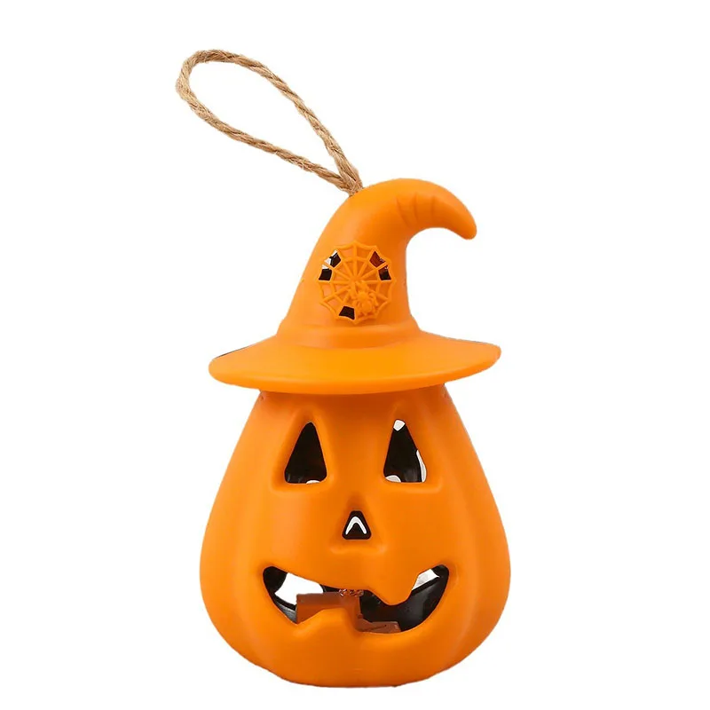 1Pcs Halloween Pumpkin Skull Ghost LED Electronic Light Home Bar Tree Hanging Lamp Lantern for Halloween Party Prop Decoration