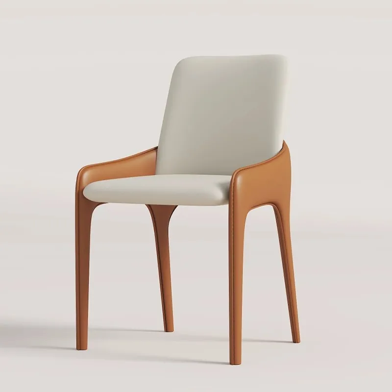 

Modern Upholstered Dining Kitchen Nordic Chairs Design Backrest Party Dressing Table Soft Chair Home Decor Meuble Furniture