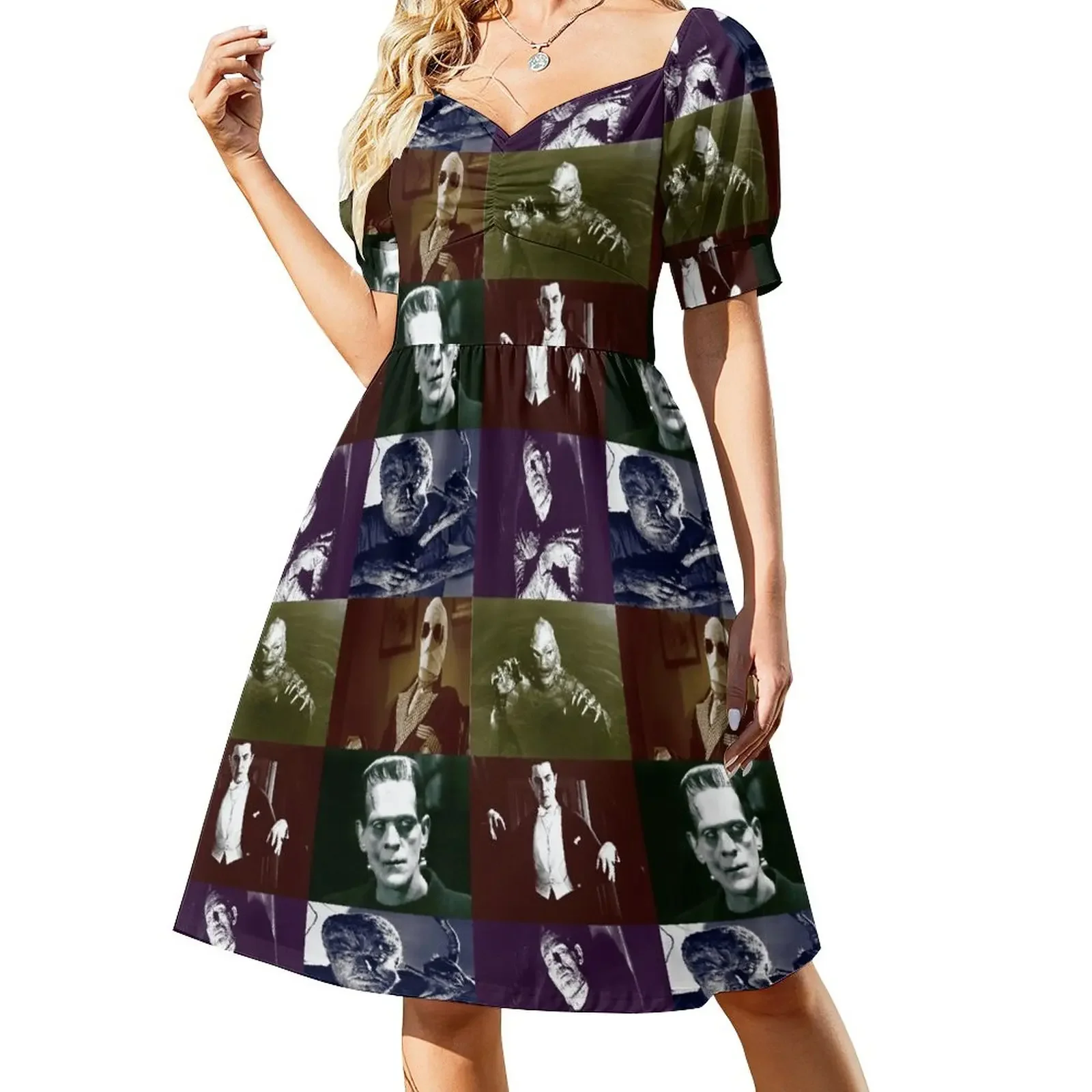 

The Classics Short-Sleeved Dress dress for women summer Women's summer suit dress summer 2025 women