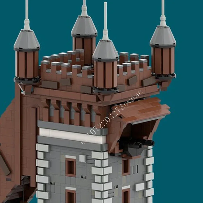 2348PCS Flying Dutchman Efteling MOC Creative street view Model Building Blocks Architecture DIY Education Assembly Toys Gifts