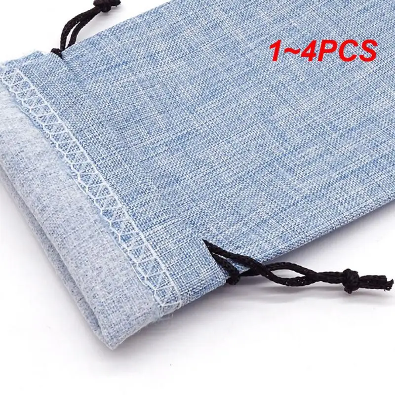 1~4PCS Glasses Bag Linen Fashion For Men Women Sunglasses Eyeglasses Glasses Box Microfiber Portable Mobile Phone Storage Bag