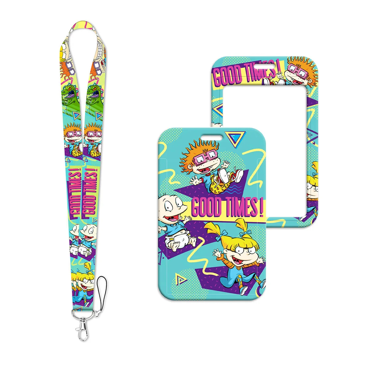 

Cute Cartoon Girls&Boys Lanyard Neck Strap Keychain ID Card Cover Badge Holder Mobile Phone Hang Rope Keyring Accessories Gifts