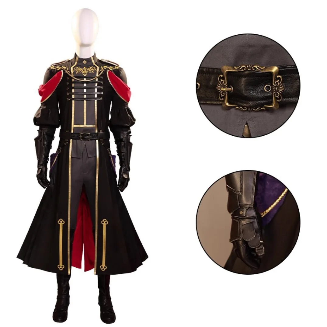 

Final Fantasy VII 7 Sephiroth Uniform Cosplay Costume Sephiroth Army Dress Up Halloween Christmas Outfit