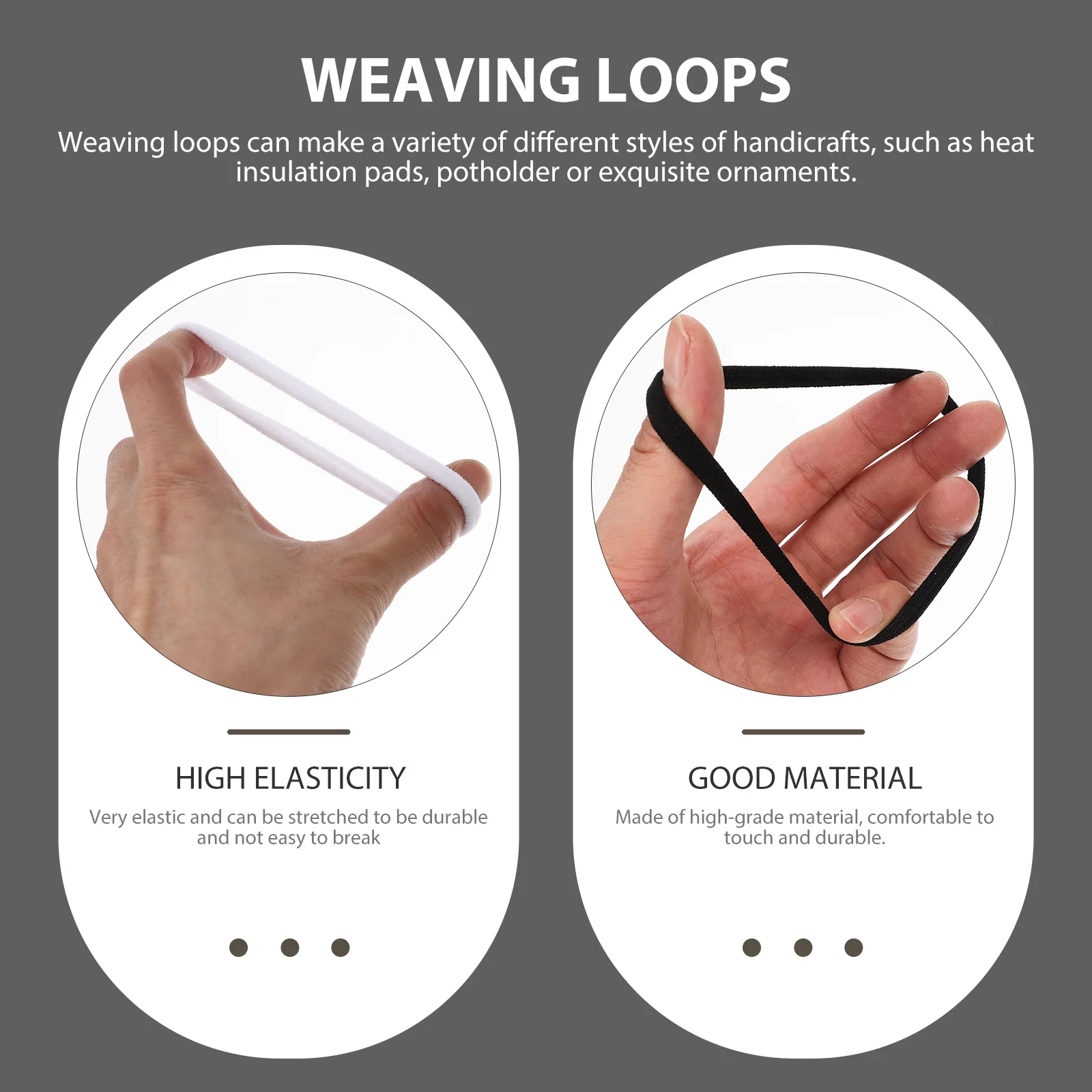 

192Pcs Kids Loom Kit for Potholders Weaving Refill Supplies Fun DIY Activities Enhance Creativity Hands-on Skill Development