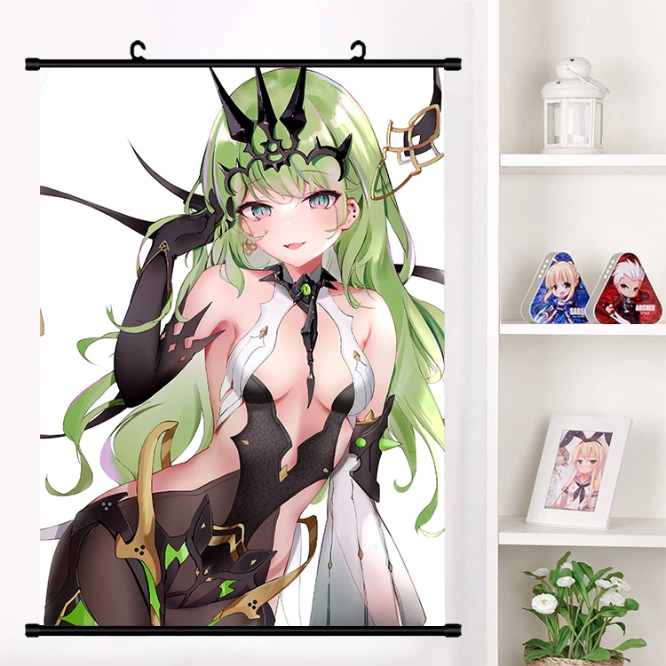 Wall Decor Honkai Impact 3 Posters HD Pint Painting Canvas Picture Mobius Sexy Girls Persona Hanging Scrolls Art for Living Room