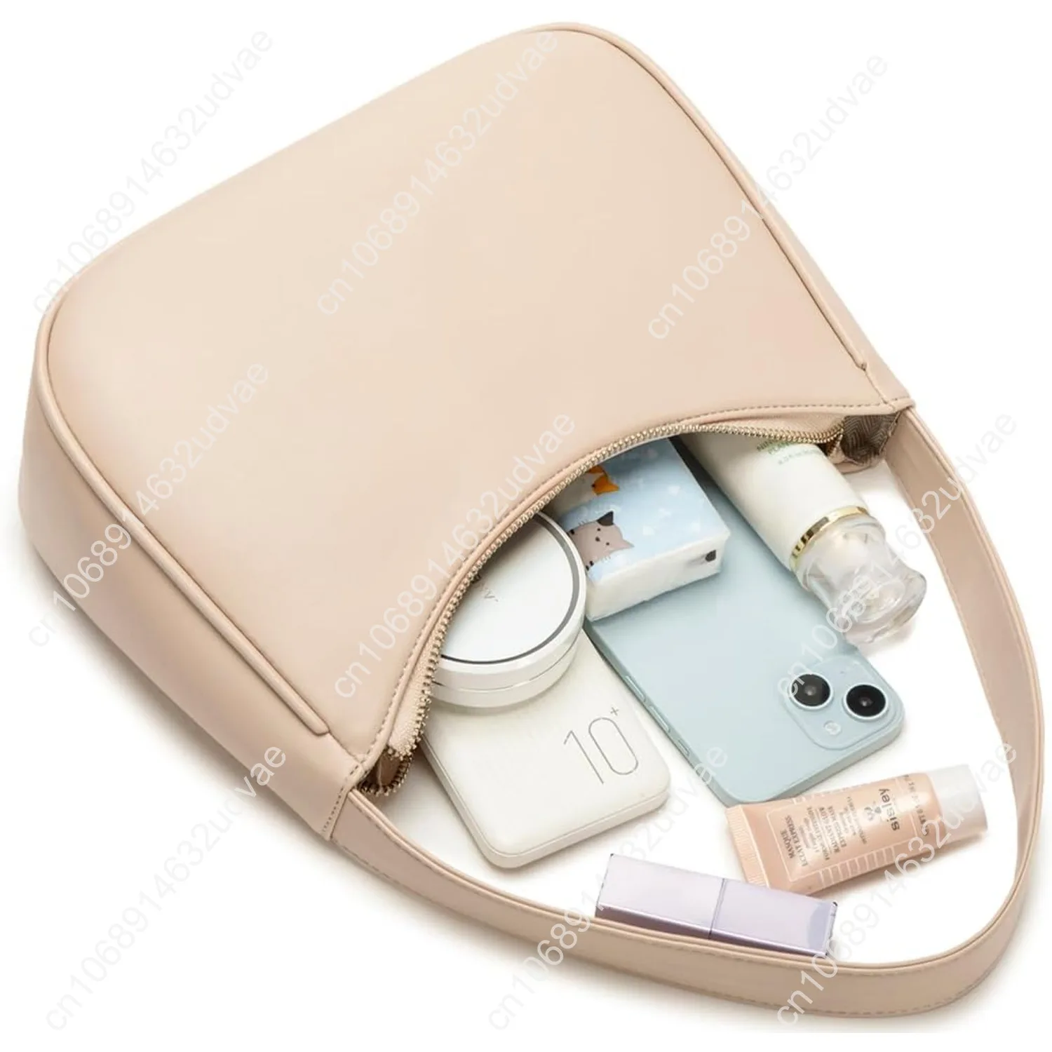 Shoulder Bags for Women, Cute Hobo Tote Handbag Mini Clutch Purse with Zipper Closure