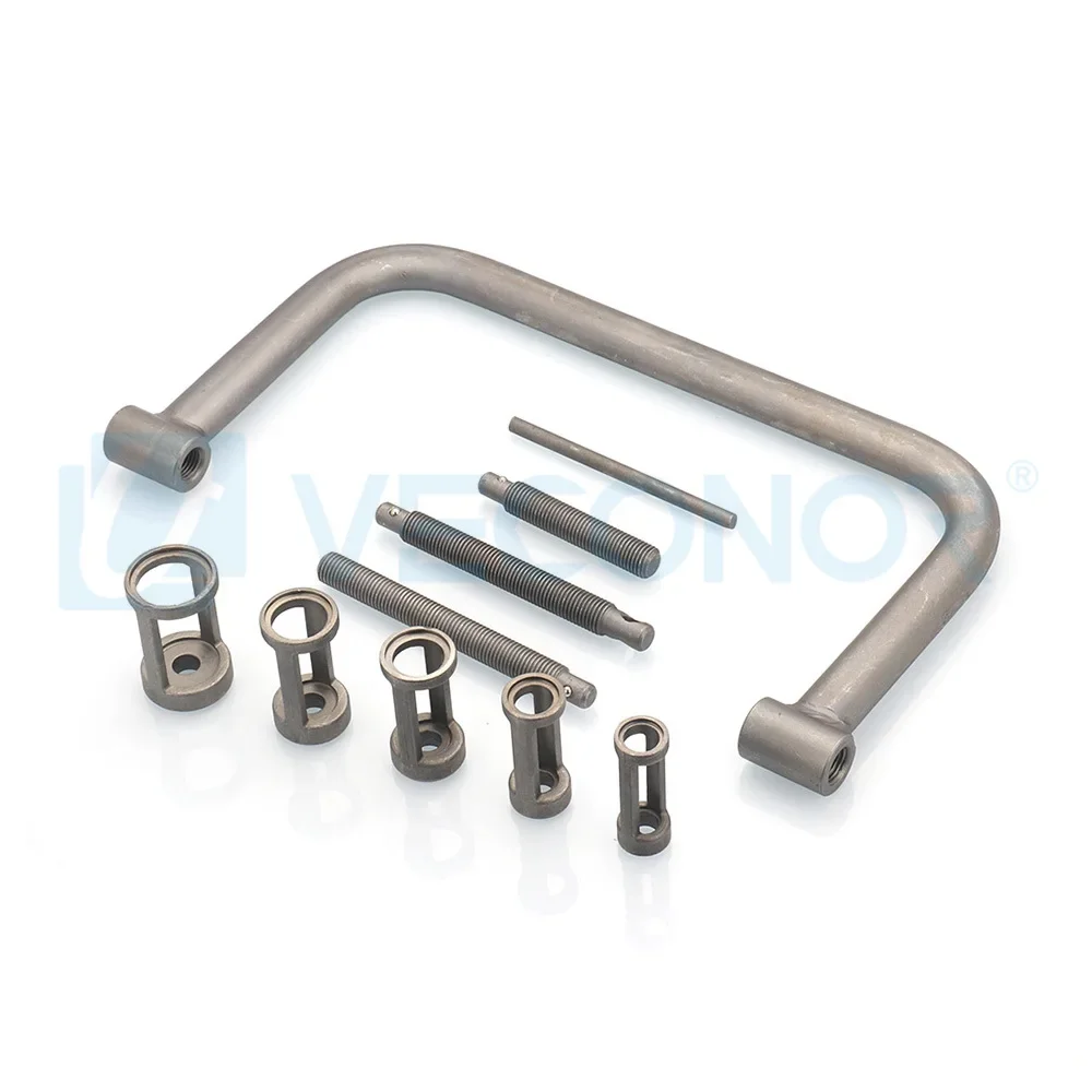 10PCS 5 Pusher Size Valve Spring Compressor Installer Removal Tools Kit Oil Seal Disassembly Tool Set For Car Motorcycle
