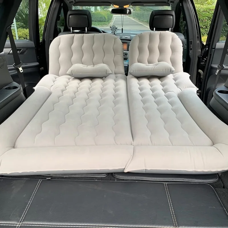 PVC Flocking SUV Car Sleeping Mattress Car Bed Air Mattress Factory Price Customized Home Furniture Minimalist Foldable Outdoor