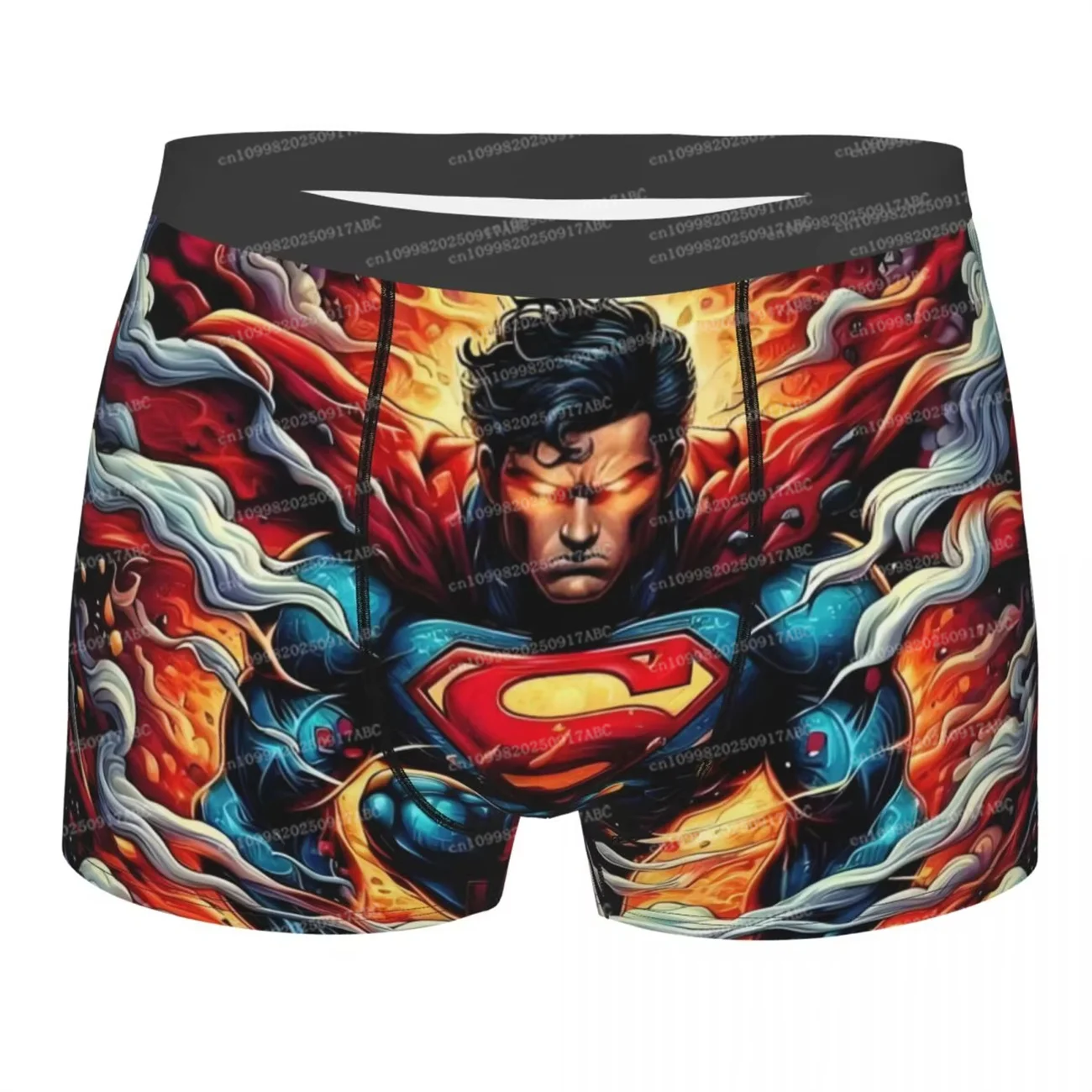 

Мужские трусы-боксеры с забавным принтом Железного человека из фильма Marvel, дышащие шорты-боксеры для мужчин и женщин