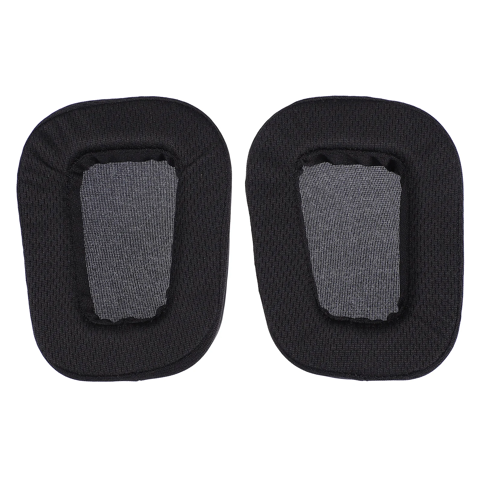 

2 Pcs Black Mesh Headphone Cover Comfortable Breathable Replace Old Ear Pad Use Protective Case for Headset