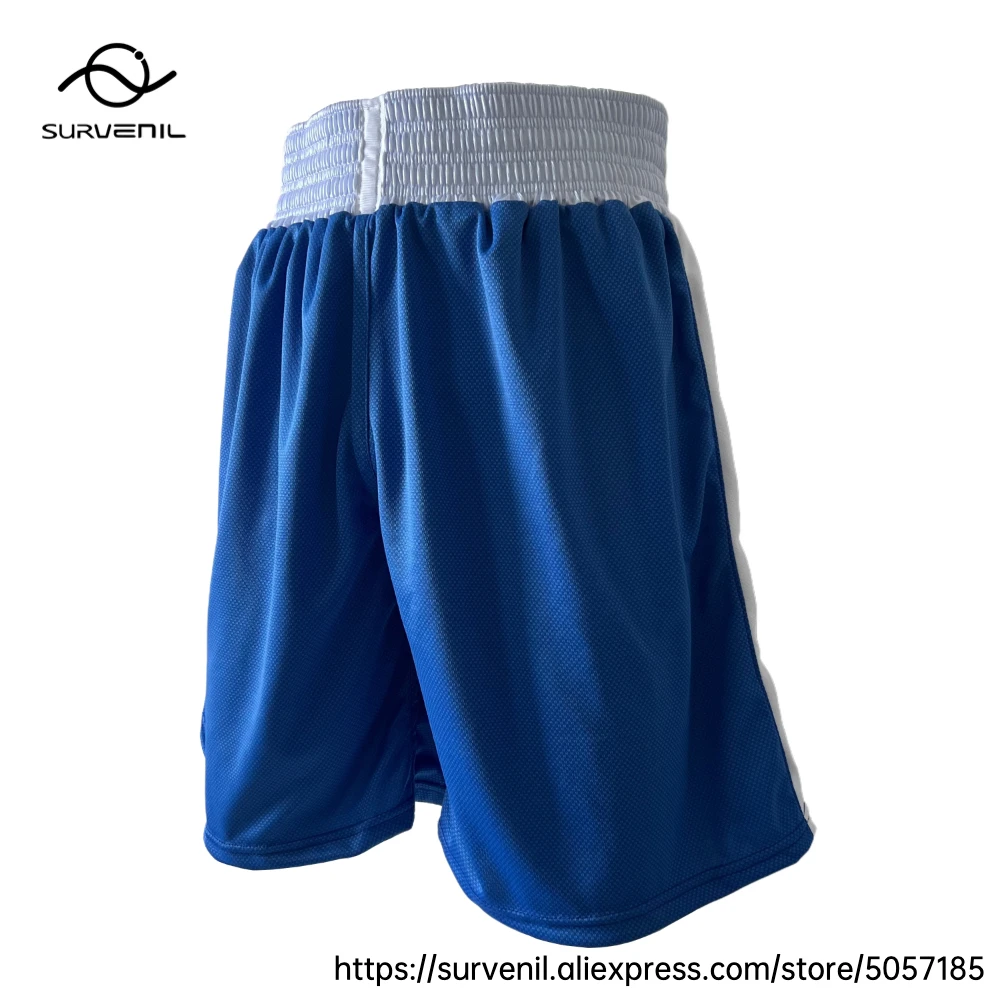 الملاكمة التايلاندية السراويل الرجال النساء سراويل ملاكمة قفص الطفل القتال كيك بوكسينغ التدريب جذوع فنون الدفاع عن النفس MMA الملابس أزرق أحمر أسود