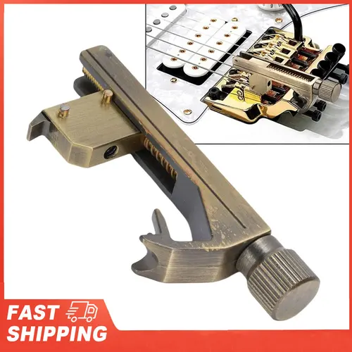 Ajustador de entonación de guitarra Ajustador de puente trémolo de guitarra Fácil de usar Peso ligero Alta durabilidad para sesiones de interferencias en interiores