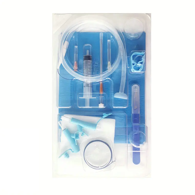 Imagem -02 - Tubo de Gastrostomia de Silicone Peg Kit para Alimentação Alimentar 1224fr Atacado