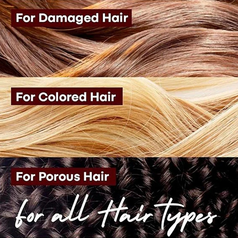 قناع الشعر تنعيم وتمليس فروة الرأس وإصلاح الضرر الجاف والمجعد الناعم والعناية بالشعر دروبشيبينغ