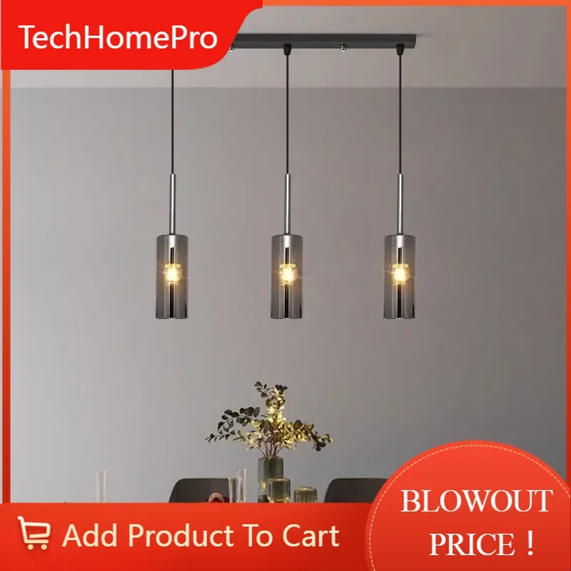 TechHPPendant Modern LED Light Chandeliers- Energy Efficient Hanging Lamp For Indoor Home Decor