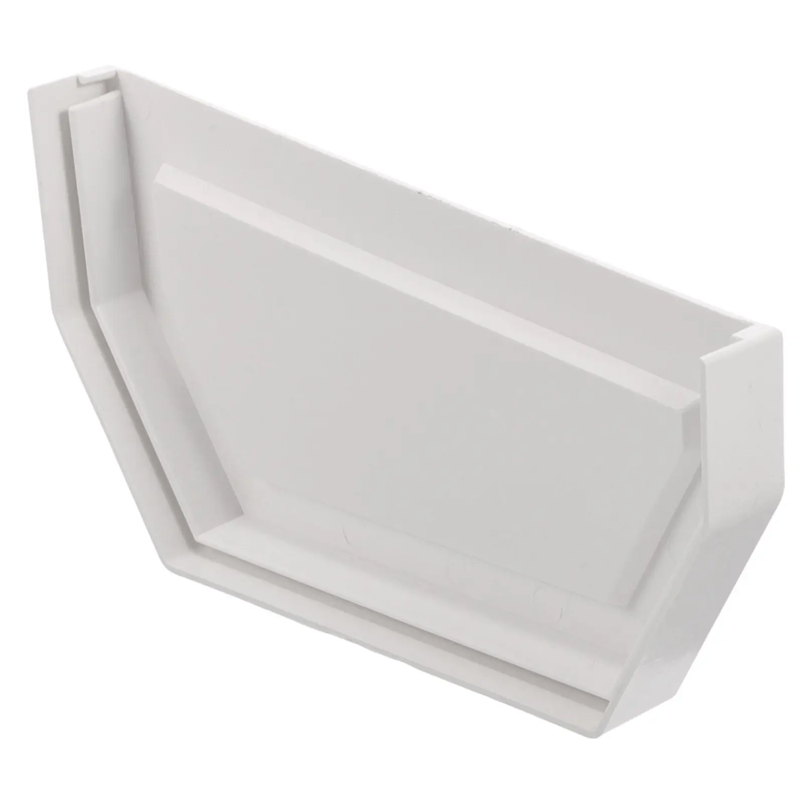 Rain Gutter End Cap Cover Impact Resistant Roof Drainage Protector for Halloween Christmas New Year