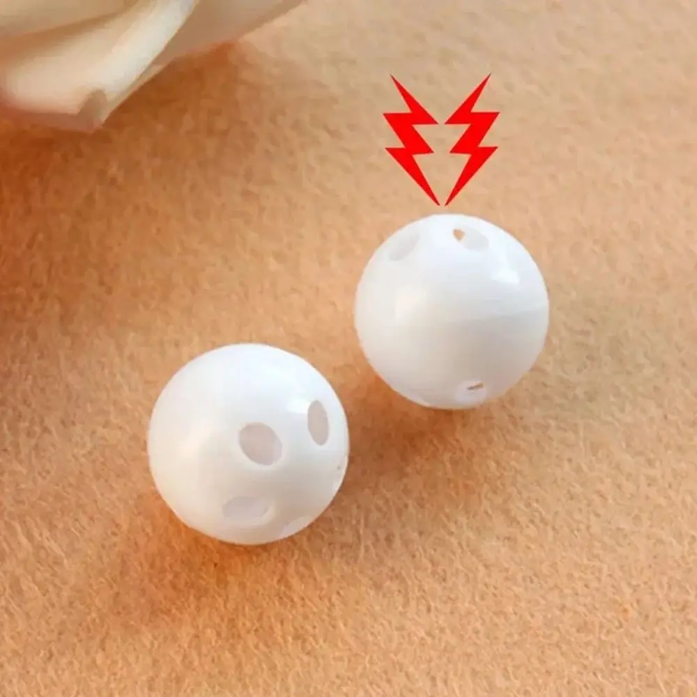 ของเล่นตลกเด็กสินค้าปลอดสารพิษของเล่น 24 มม.DIY หัตถกรรม Rattle Bell Balls Squeaker Rattle ใส่เปลี่ยนเสียง