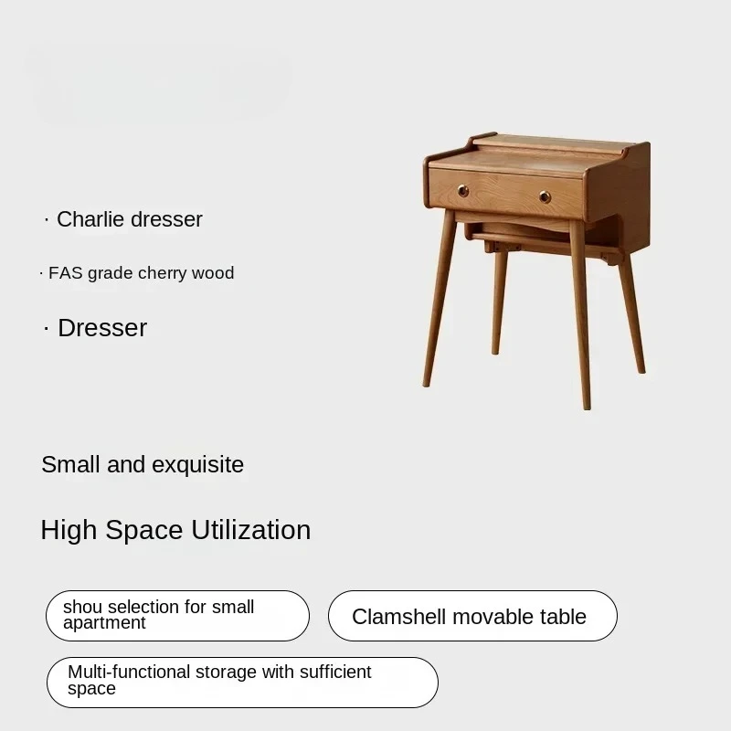 Y1  Foam Xiaomin Nordic Solid Wood Mini Dresser