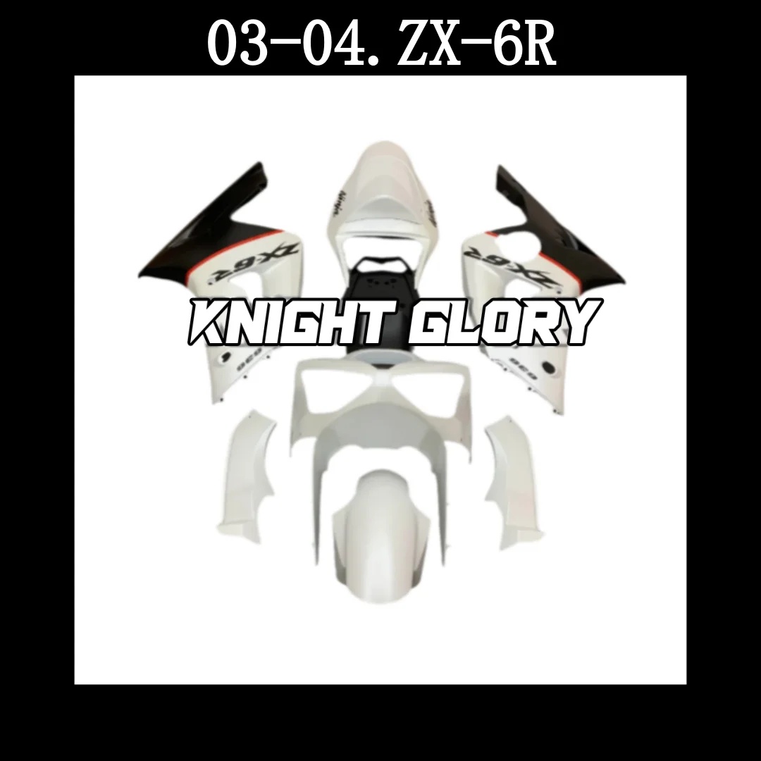 

Injection Molding Fairings Kits Fit For 636 ZX-6R 2003 2004 Bodywork Set Motorcycle Accessories ABS injection molding