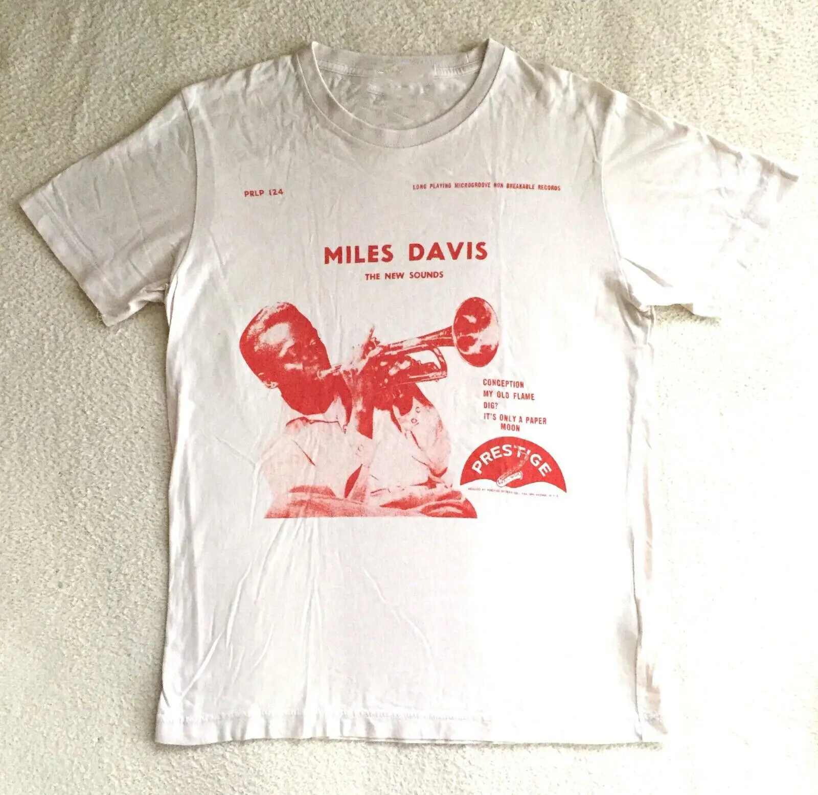 Retro Miles Davis The New Sounds Shirt Classic White Unisex S-2345XL 2C017