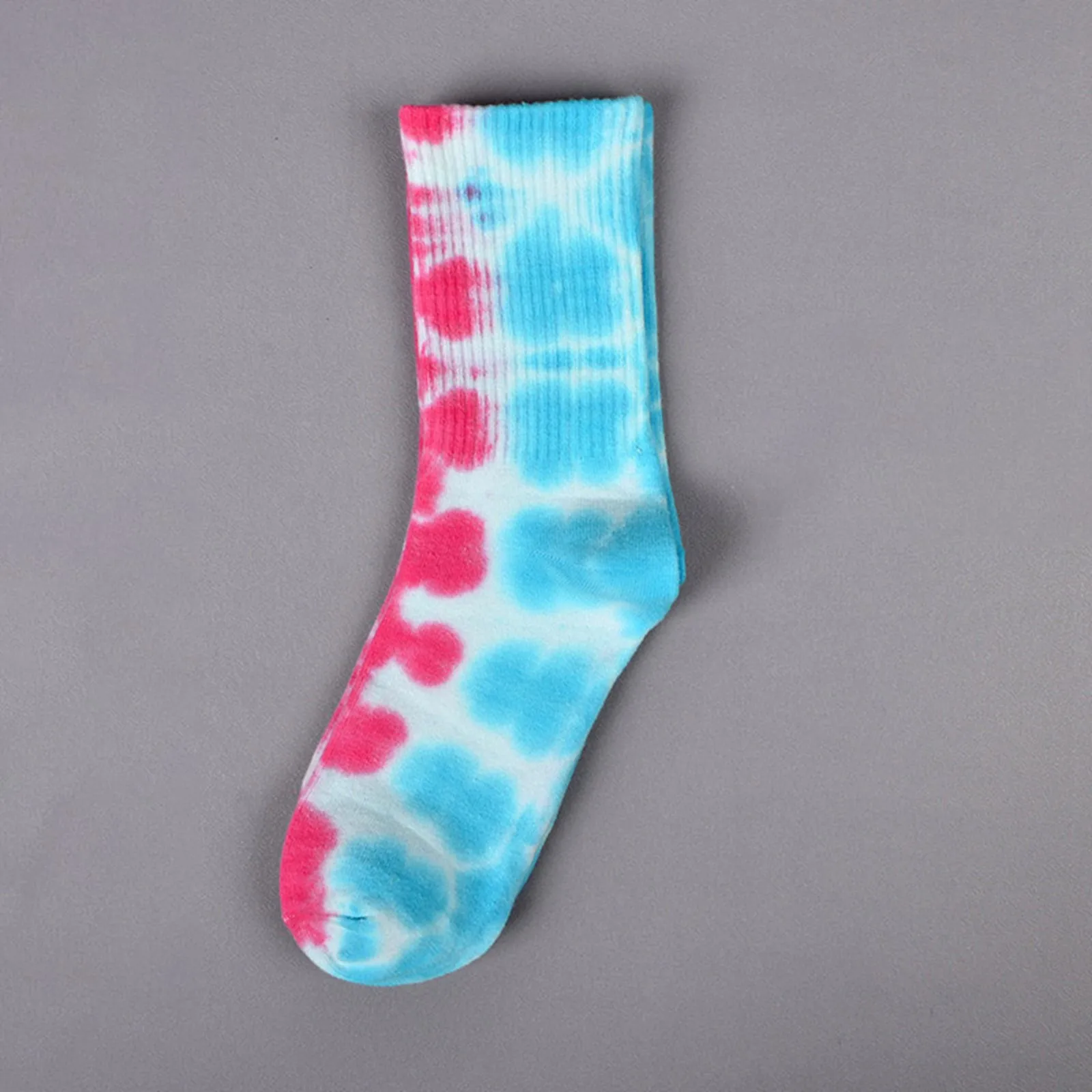 Women's Tie Dye Hip Hop High Top Colored Socks Hiking Socks Men Suck for Women