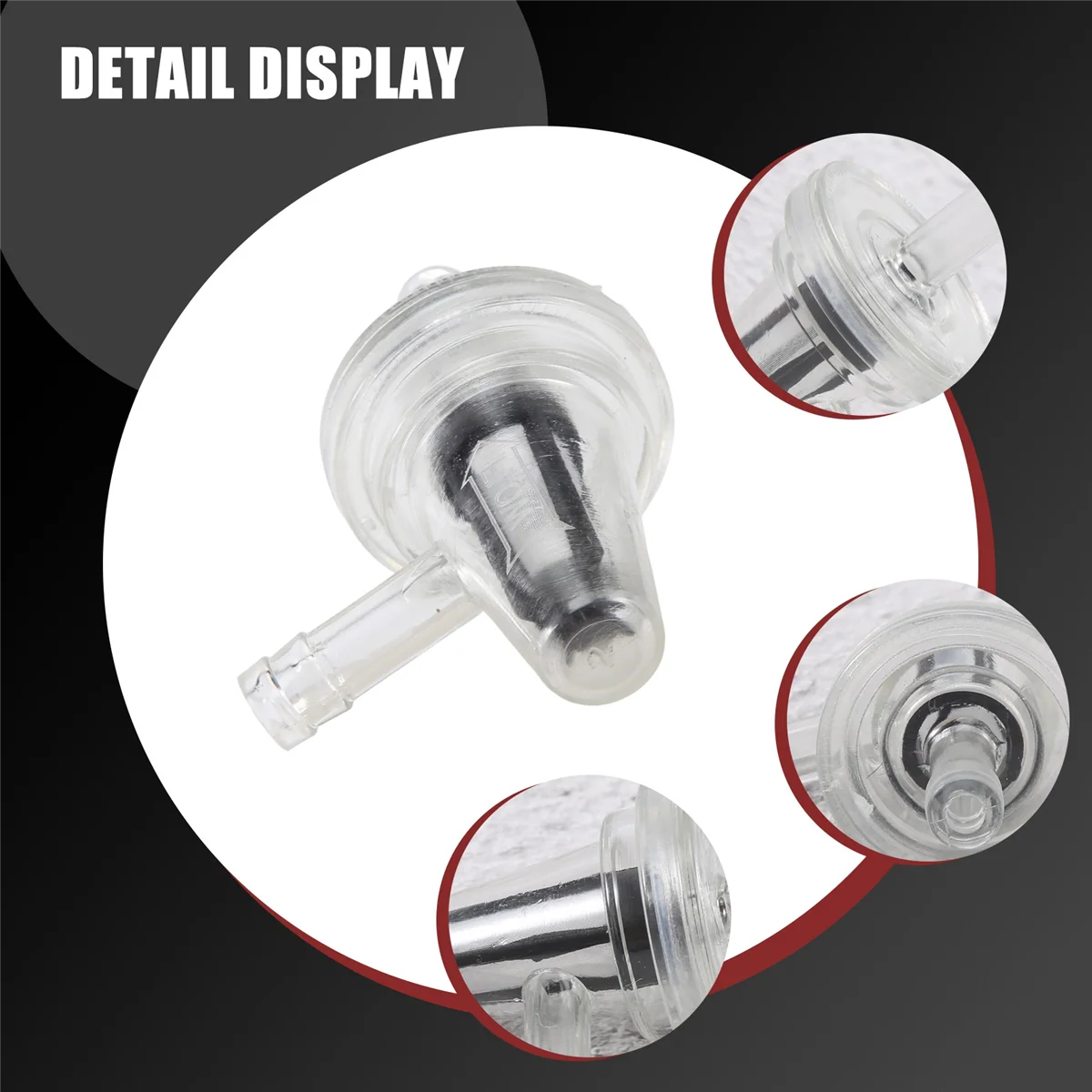 1 pz universale moto ad angolo retto filtro carburante in linea 1/4 pollici 6mm tubi flessibili per KAWASAKI Yamaha