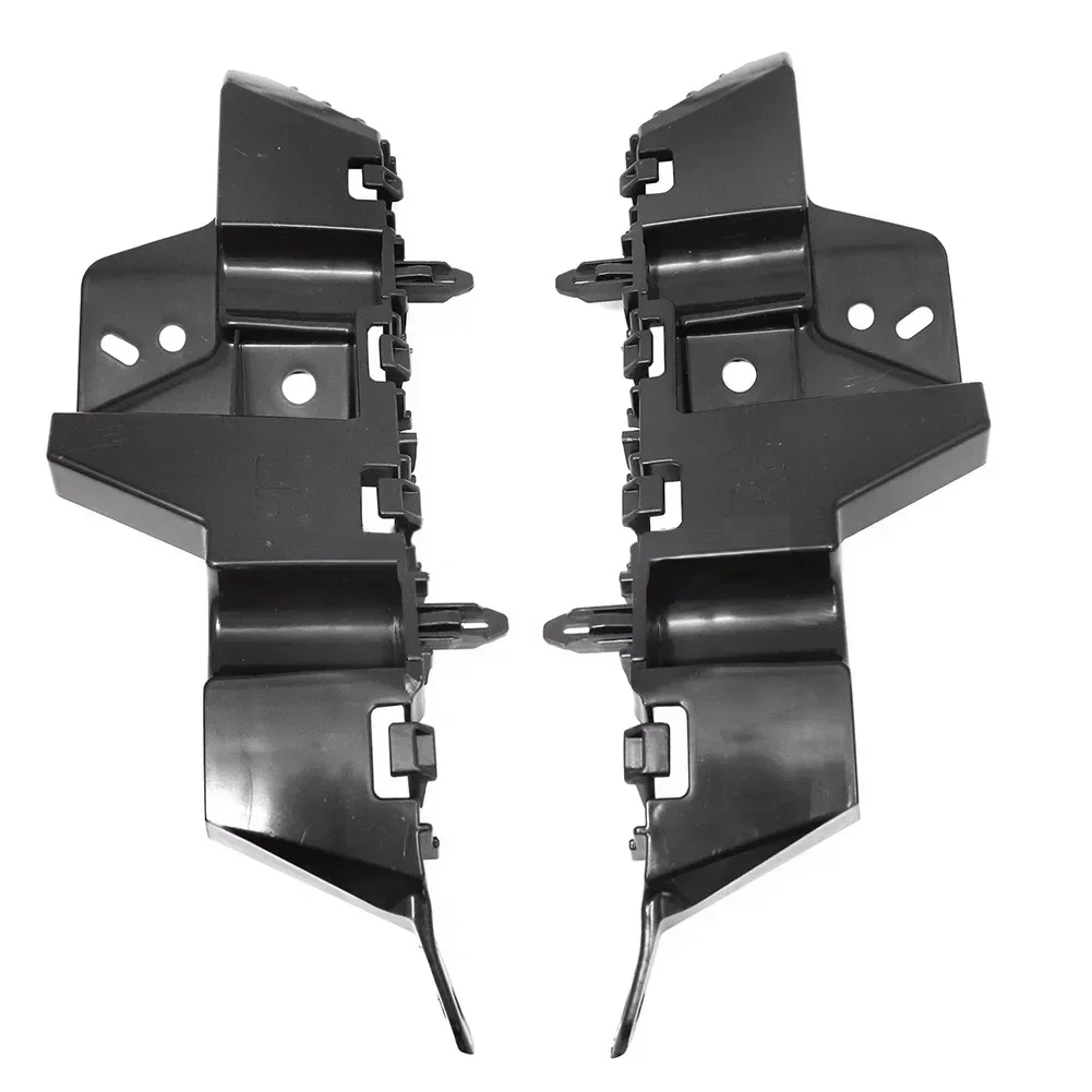 Set Bumper Guide Bracket Accessories Easy Installation Front Pair Repair Replacement Long Lasting High Quality